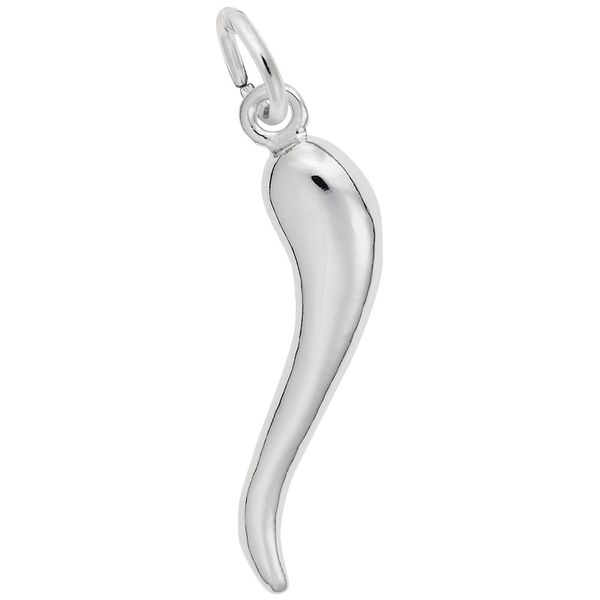 Sterling Silver Italian Horn Lg. Charm Barthau Jewellers Stouffville, ON