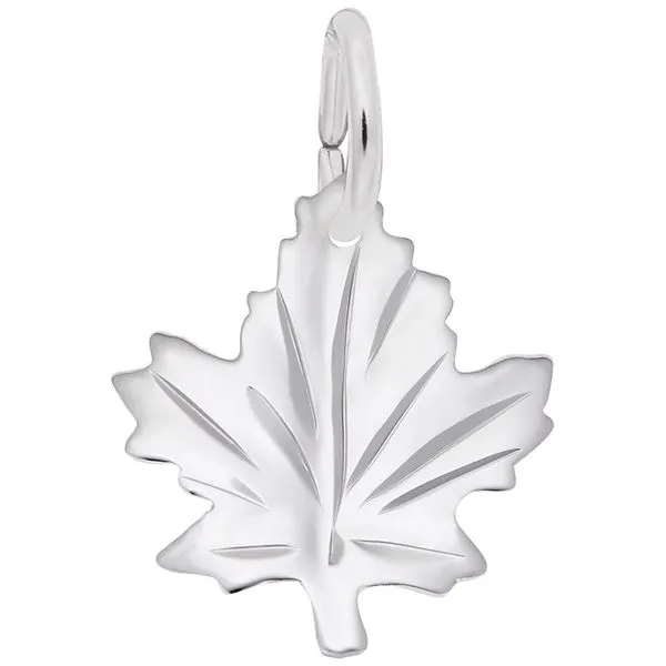 Sterling Silver Maple Leaf Charm Barthau Jewellers Stouffville, ON