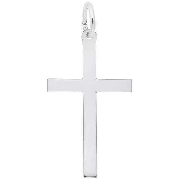 925 Charm Cross Plain Large Barthau Jewellers Stouffville, ON