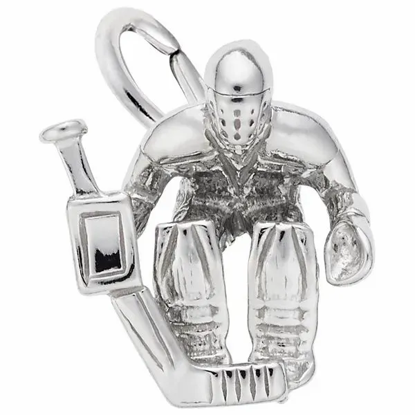 Sterling Silver Goalie Charm Barthau Jewellers Stouffville, ON