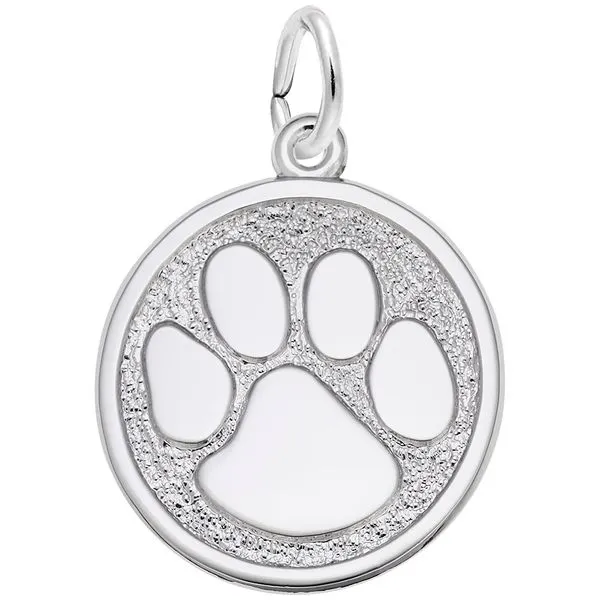 925 Charm Paw Print Lrg. Barthau Jewellers Stouffville, ON