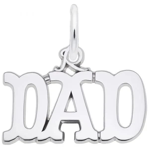 Sterling Silver DAD Charm Barthau Jewellers Stouffville, ON