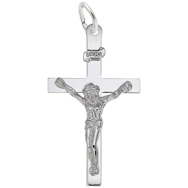 Sterling Silver Crucifix Charm Barthau Jewellers Stouffville, ON