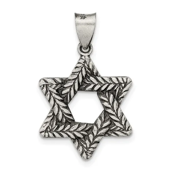 Sterling Silver Star Of David Pendant Barthau Jewellers Stouffville, ON
