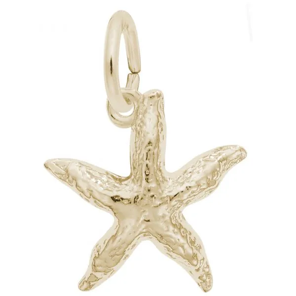 Sterling Silver/Gold Plated Starfish Charm Barthau Jewellers Stouffville, ON