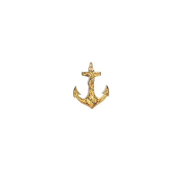 Sterling Silver/18K Gold Vermeil KEITH JACK Anchor Charm Barthau Jewellers Stouffville, ON