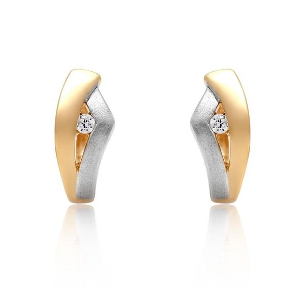 925 Larus Earrings CZ And GP Barthau Jewellers Stouffville, ON