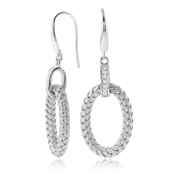 925 CHARLES GARNIER 25MM Oval Earrings Barthau Jewellers Stouffville, ON