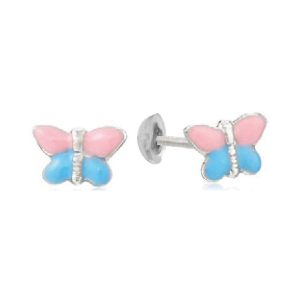 925 Flora Enamel Butterfly Earrings Barthau Jewellers Stouffville, ON