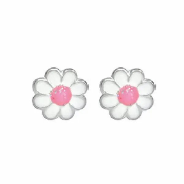 Sterling Silver Enamelled Baby/Child Earrings Barthau Jewellers Stouffville, ON