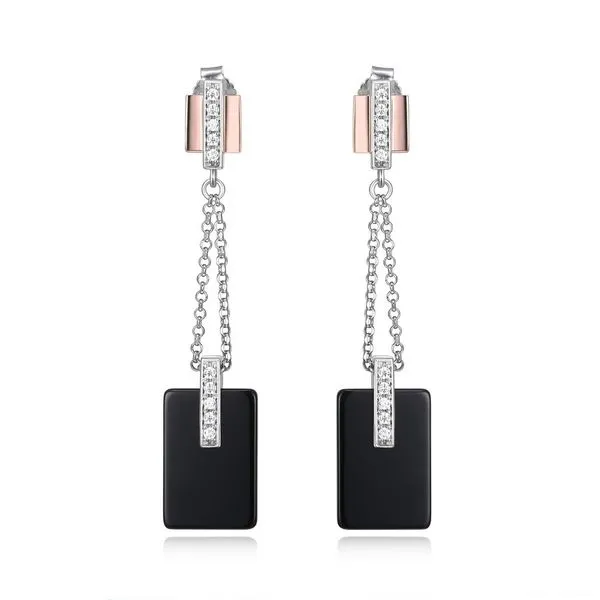 Sterling Silver Dangle ELLE Earrings Barthau Jewellers Stouffville, ON