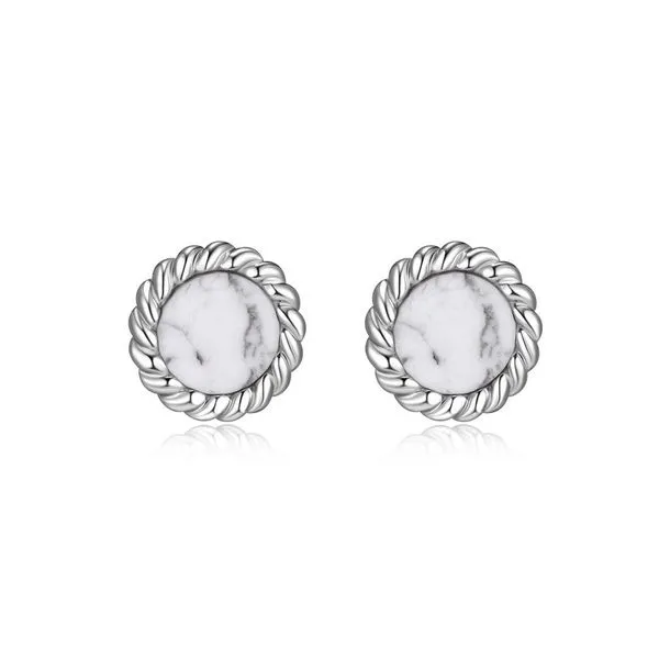 Sterling Silver Stud ELLE Earrings Barthau Jewellers Stouffville, ON