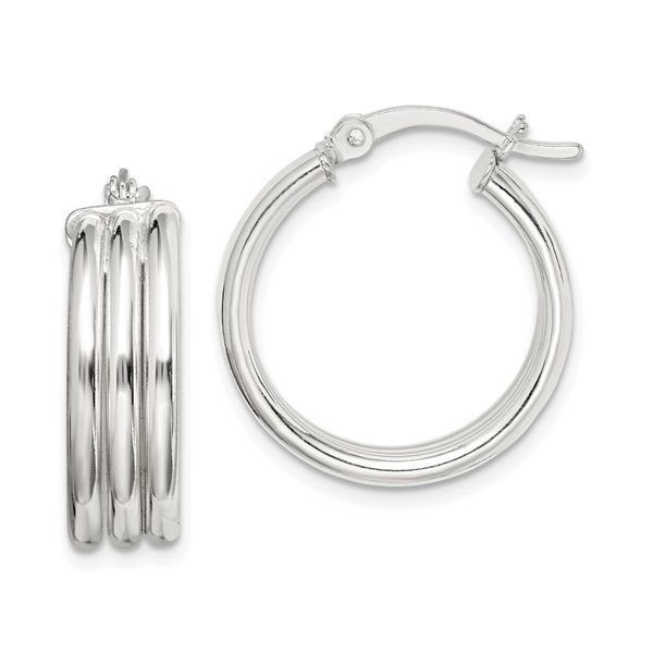 Sterling Silver 20MM Hoop Earrings Barthau Jewellers Stouffville, ON