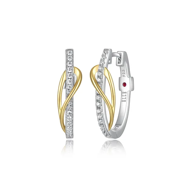 ELLE Sterling Silver/Gold Plate 
