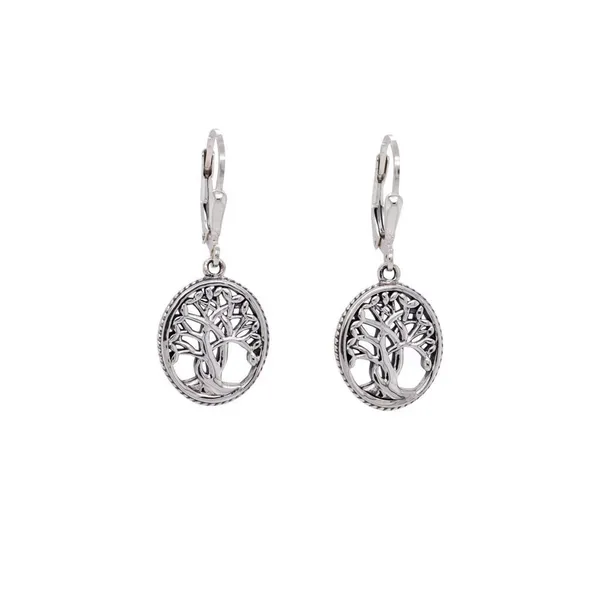 KEITH JACK Sterling Silver Tree Of Life Earrings, Small Barthau Jewellers Stouffville, ON
