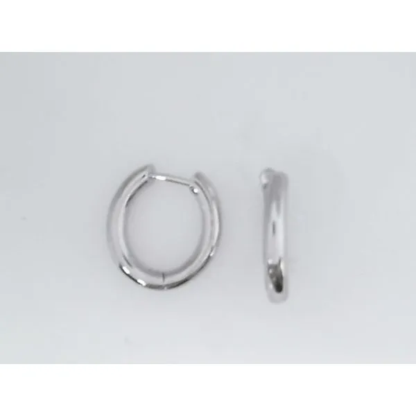 Sterling Silver 20MM Oval Hoop Earrings Barthau Jewellers Stouffville, ON