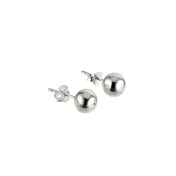 Sterling Silver 8MM Ball Stud Earrings Barthau Jewellers Stouffville, ON