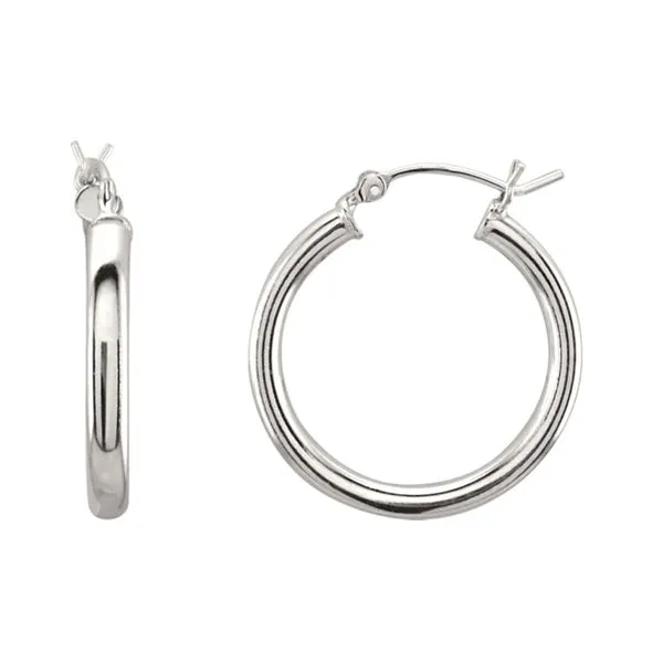 Sterling Silver 30MM Hoop Earrings Barthau Jewellers Stouffville, ON