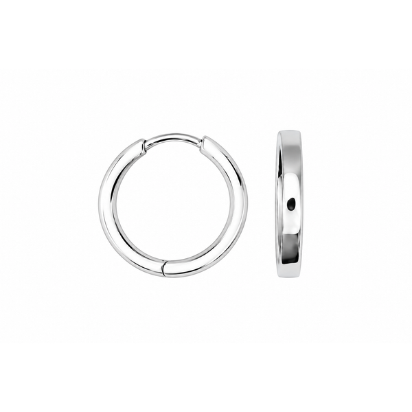 Sterling Silver 20MM Hoop Earrings Barthau Jewellers Stouffville, ON