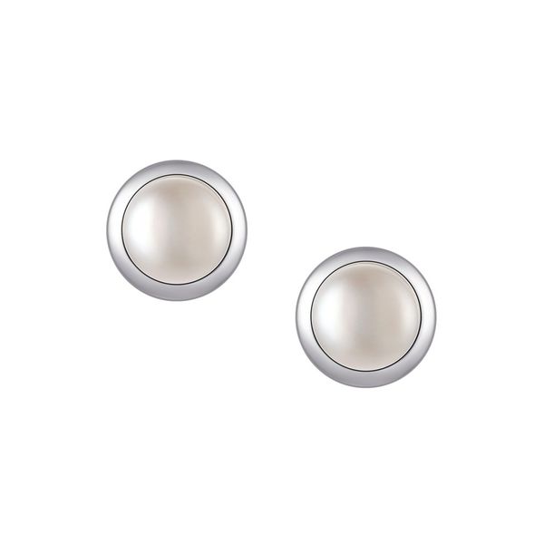 Sterling Silver Freshwater Pearl Stud Earrings Barthau Jewellers Stouffville, ON