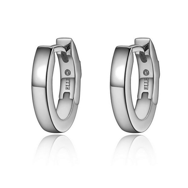 Sterling Silver Hoop ELLE Earrings Barthau Jewellers Stouffville, ON