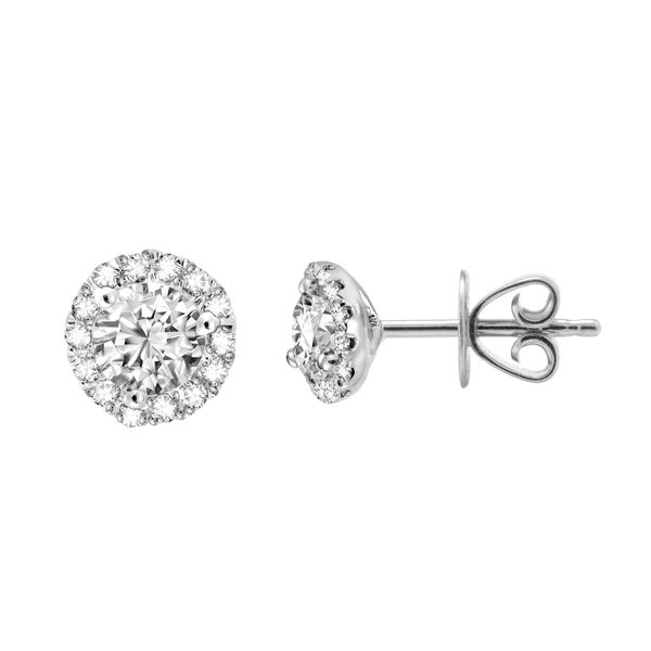 STERLING SILVER CUBIC ZIRCONIALOOK OF 0.50TW EARRINGS Barthau Jewellers Stouffville, ON
