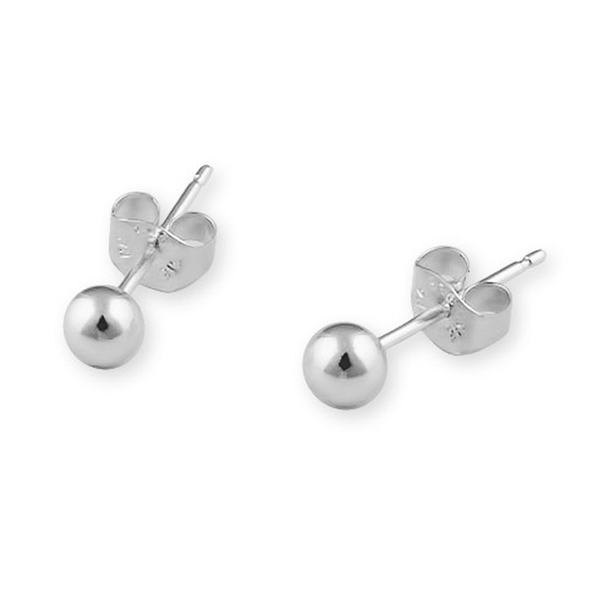 Sterling Silver 4MM Stud Earrings Barthau Jewellers Stouffville, ON