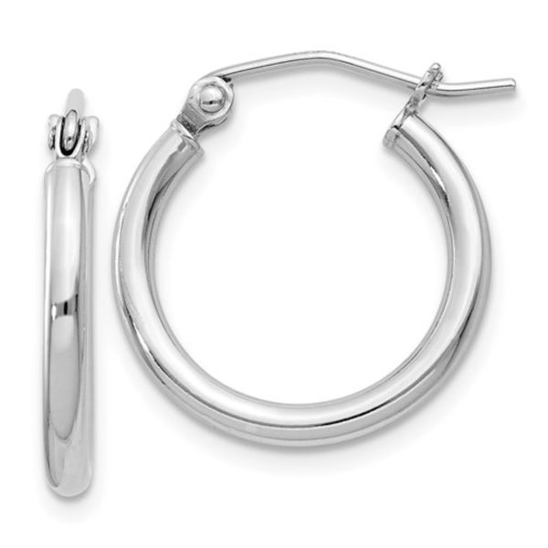 Sterling Silver 25MM Hoop Earrings Barthau Jewellers Stouffville, ON