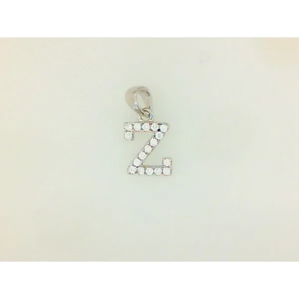 Sterling Silver Cubic Zirconia Letter Z Barthau Jewellers Stouffville, ON