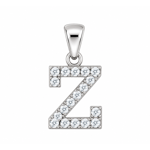 Sterling Silver Cubic Zirconia Letter Z Barthau Jewellers Stouffville, ON
