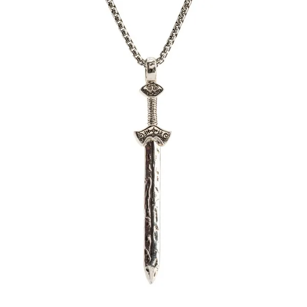 KEITH JACK Sterling Silver Viking Sword Necklace, Power And Strength Barthau Jewellers Stouffville, ON