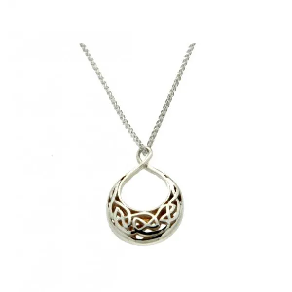 KEITH JACK 22k Gilded Sterling Silver Window To The Soul Teardrop Necklace Barthau Jewellers Stouffville, ON