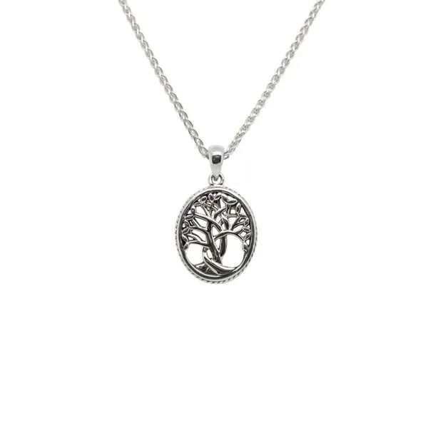 KEITH JACK Sterling Silver Tree Of Life Necklace, Petite, 16