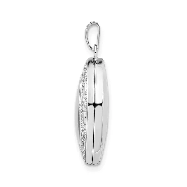 Sterling Silver 21mm Oval Locket Image 2 Barthau Jewellers Stouffville, ON