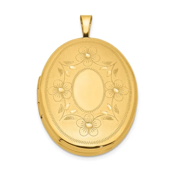 1/20 Gold Filled 26mm Oval Locket Barthau Jewellers Stouffville, ON