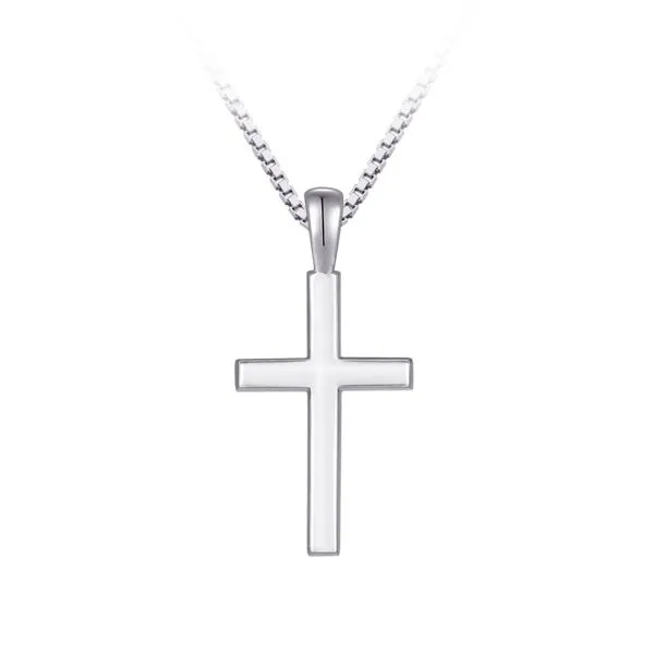 Sterling Silver Small Cross Necklace Barthau Jewellers Stouffville, ON