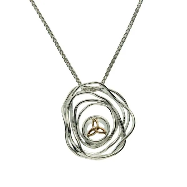 KEITH JACK Sterling Silver Celtic Cradle Of Life Necklace, Large Barthau Jewellers Stouffville, ON