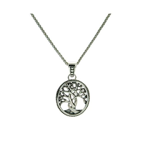 KEITH JACK Sterling Silver Tree Of Life Pendant,Small Barthau Jewellers Stouffville, ON