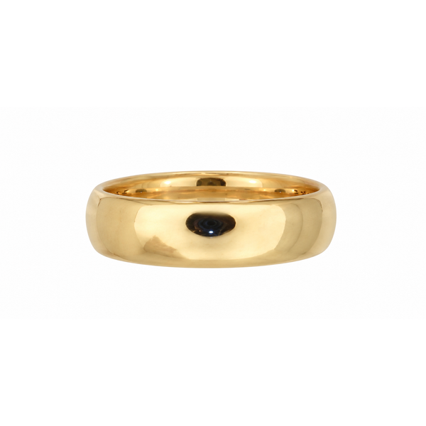 14K Yellow Gold 5mm Plain Band Size 10 Barthau Jewellers Stouffville, ON