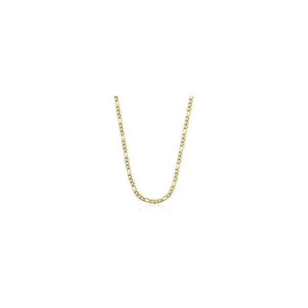 Stainless Steel IP Gold 4.5MM Figaro Chain 24