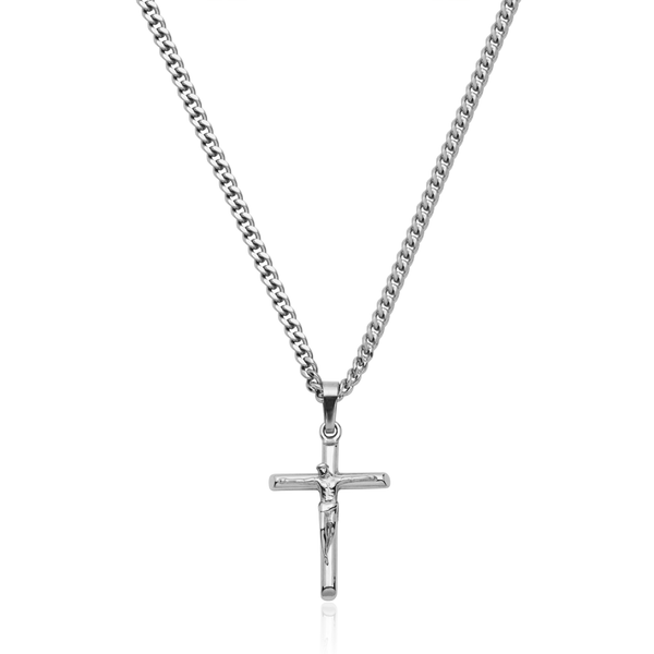 Stainless Steel Crucifix Necklace 22