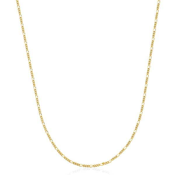 Stainless Steel IP Gold 3MM Figaro Chain 20