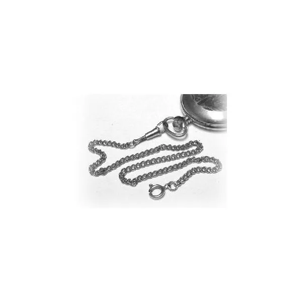 Pocket Watch Chain Curb White Barthau Jewellers Stouffville, ON