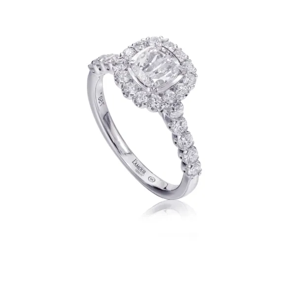 18KW L’Amour Crisscut® Diamond Engagement Ring by Christopher Designs Jim Bartlett Fine Jewelry Longview, TX