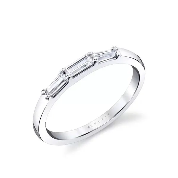 14KW Baguette Diamond Band by Sylvie Jim Bartlett Fine Jewelry Longview, TX
