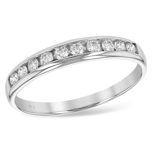 14KW Diamond Wedding Band by Allison Kaufman Jim Bartlett Fine Jewelry Longview, TX