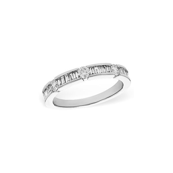 14KW Diamond Wedding Band by Allison Kaufman Jim Bartlett Fine Jewelry Longview, TX