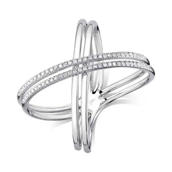 14KW Diamond Bridge Ring by Shy Creation Jim Bartlett Fine Jewelry Longview, TX