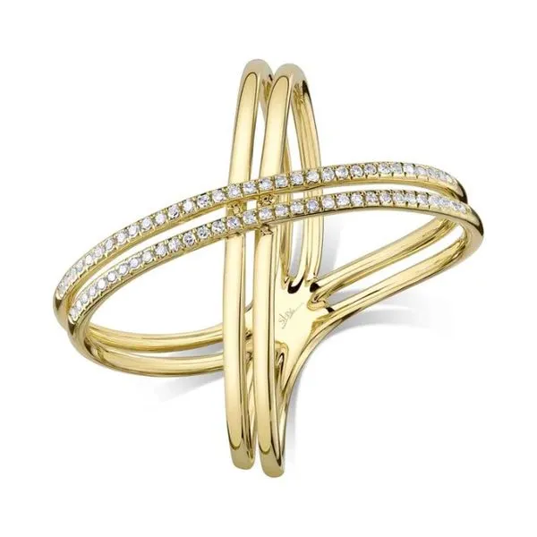 14KY Diamond Bridge Ring by Shy Creation Jim Bartlett Fine Jewelry Longview, TX