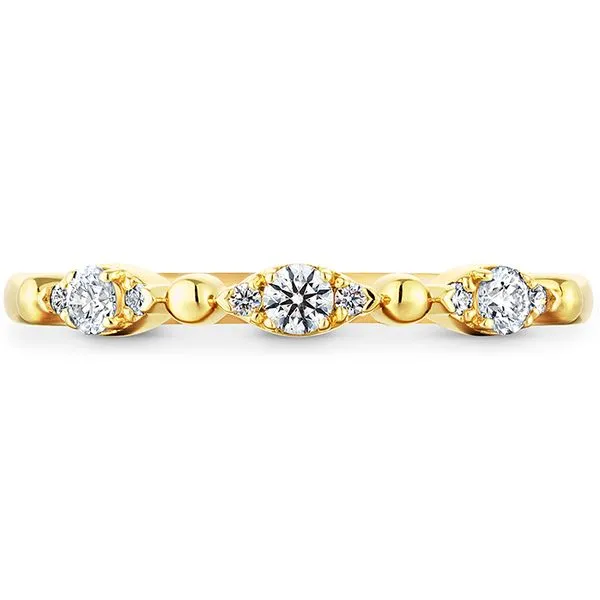18KY Beaded Regal Diamond Band by Hearts on Fire Jim Bartlett Fine Jewelry Longview, TX